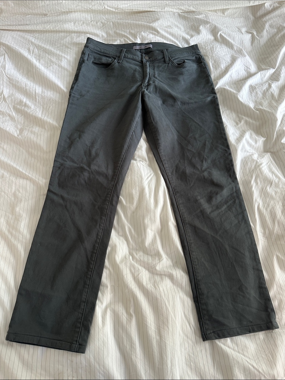 Joe’s - Men’s Classic Deep Forest Green Straight-Leg Slim Fit Jeans